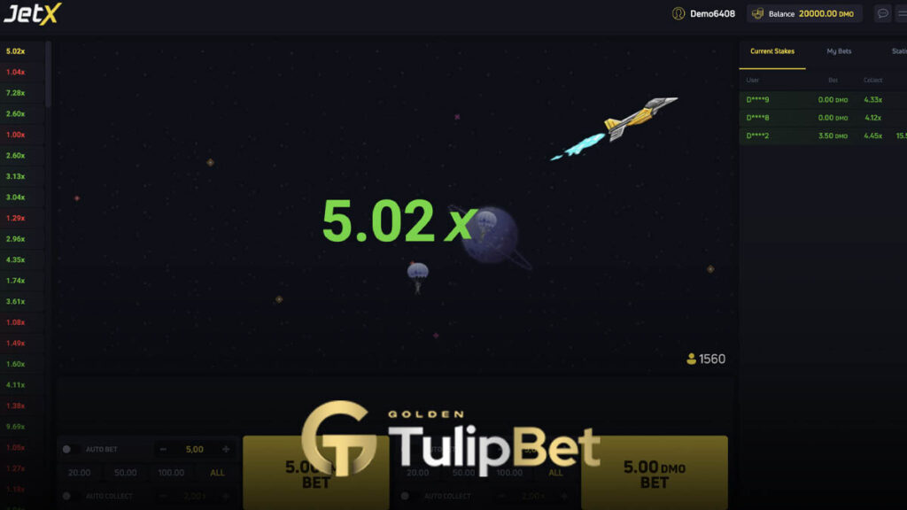 Tulipbet JetX nasıl oynanır?