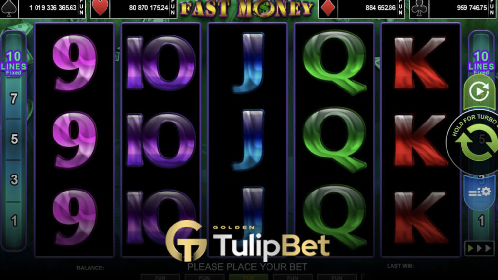 Tulipbet moneyfast oyunu